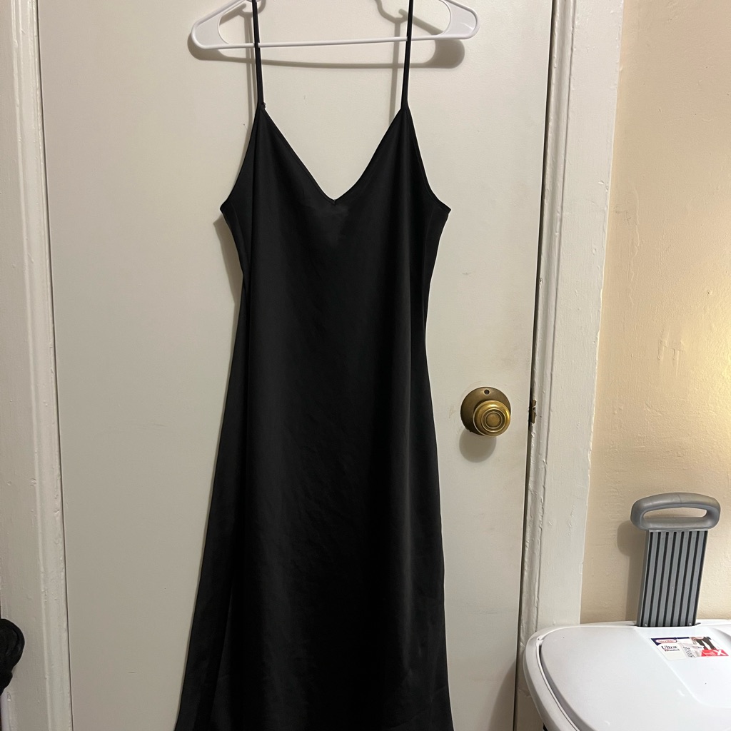 Aritzia Satin Midi Dress